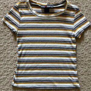 Striped Yellow and Black T-Shirt